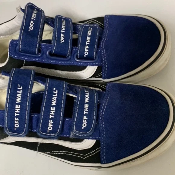 Classic Old Skool Classic Vans Blue/Black Sneakers Classic Design - Picture 3 of 10